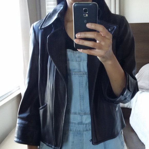 Kenneth Cole Reaction Leather Jacket - Picture 6 of 6